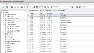 Flexigo Accounting System - User Interface / Layout