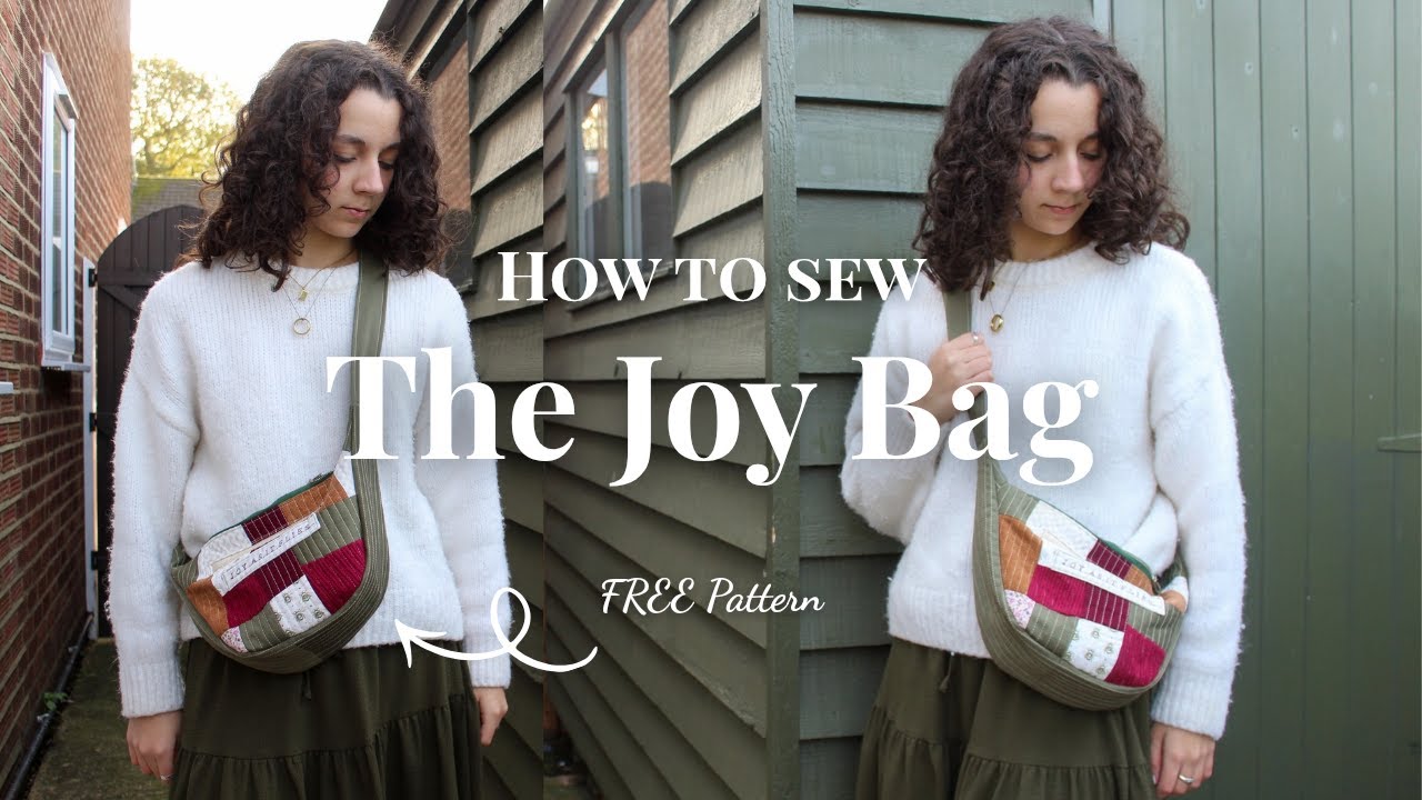 How to Sew The Joy Bag || FREE PDF Pattern || Patchwork Quilted ...