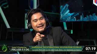 OG vs PSG.LGD Game 3 - Sanduguan - TI8 Main Event Day 5 #LAKADMATATAG