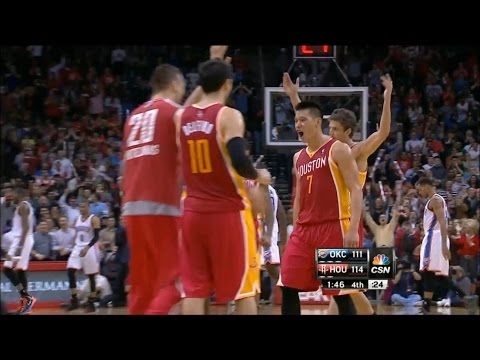 Rockets / Jeremy Lin ( 29 PTS, 8 ast, 6 reb ) vs Thunder (2-20-2013)