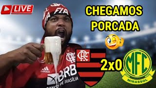 REACT AO VIVO FLAMENGO 2X0 MIRASSOL l BRASILEIRÃO