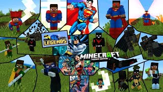 🔥DC LEGEND SUPERHEROES MOD FOR MINECRAFT PE | MCPE ADDON (1.21+) screenshot 4