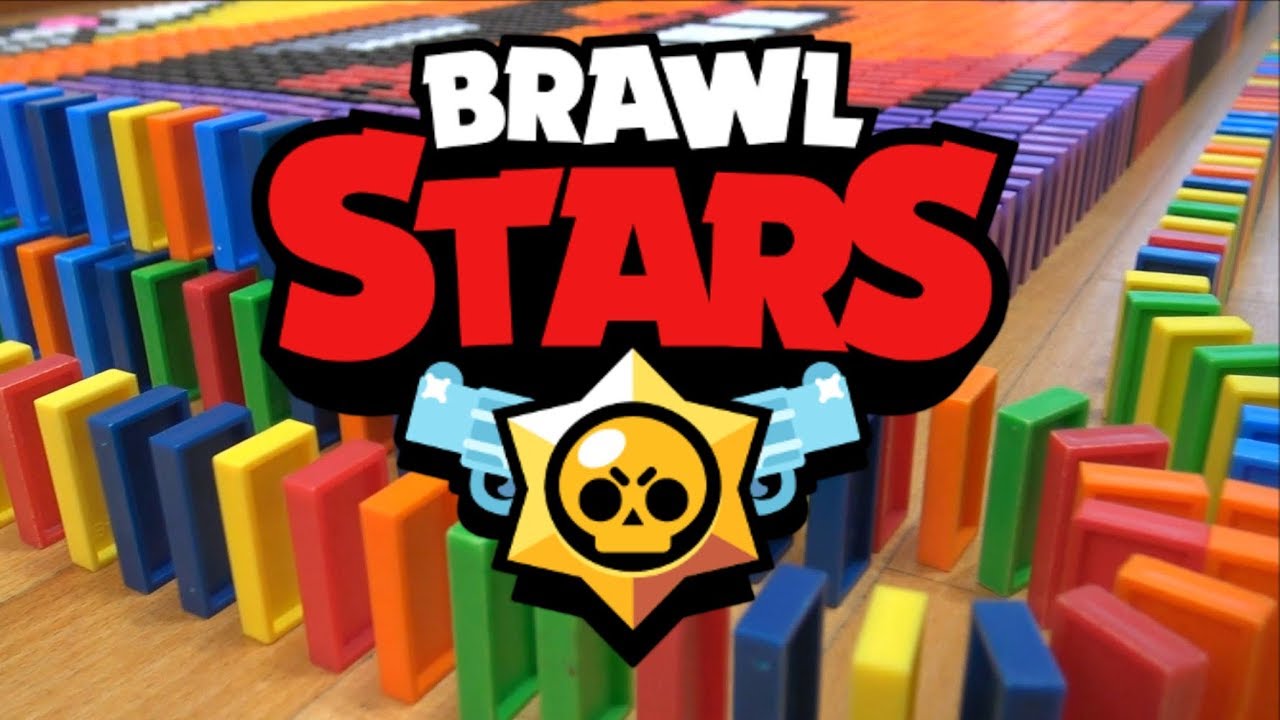 Brawl Stars Made From 35 000 Dominoes Youtube - brawl stars com 10000 dominos