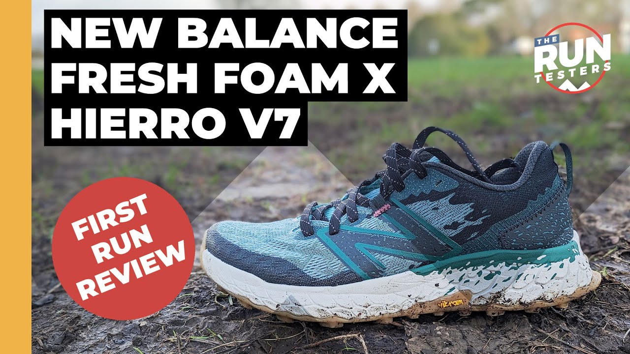 New Balance Fresh Foam X Hierro First Run Review | A solid trail that lacks versatility - YouTube