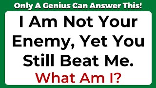 ONLY A GENIUS CAN ANSWER THESE 10 TRICKY RIDDLES | Riddles Quiz - Part 39