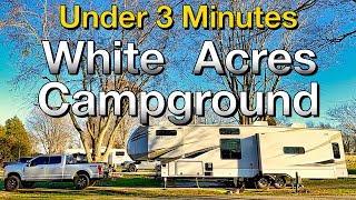 White Acres Campground | Bardstown, KY | No Nonsense Campground Review