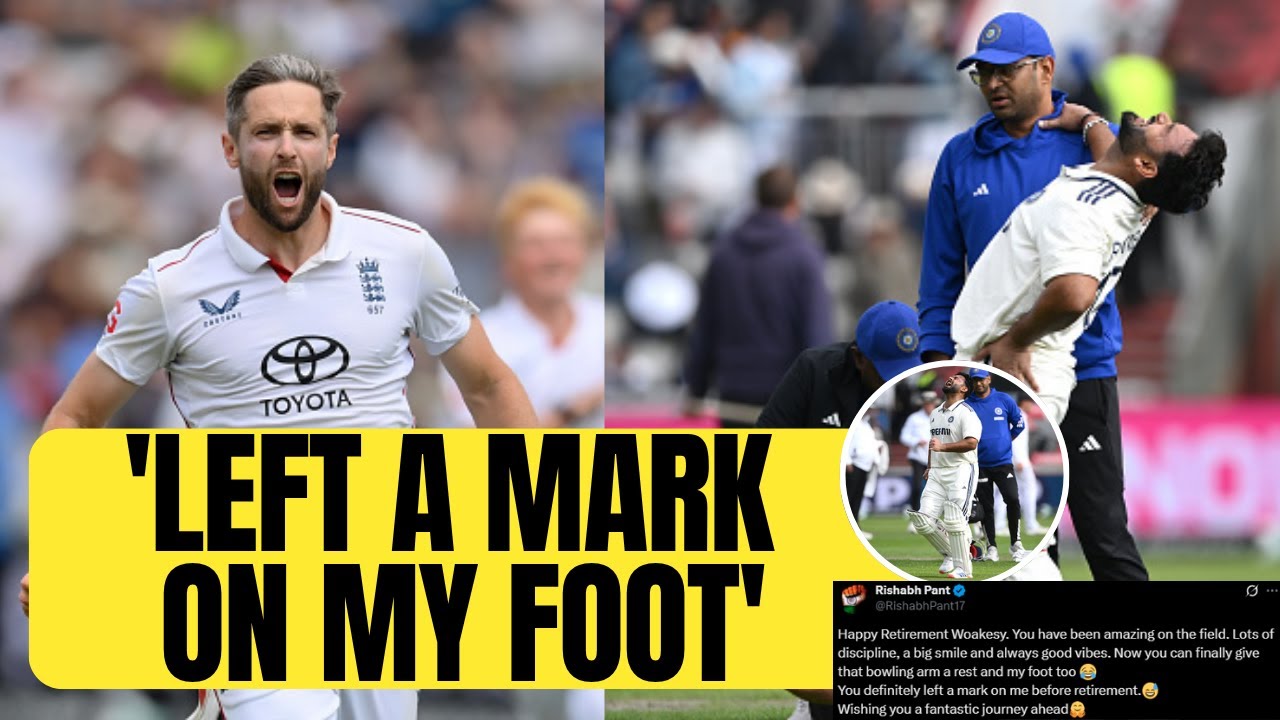 Rishabh Pant's hilarious tribute to Chris Woakes' retirement goes viral |Sports Today