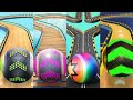 Going Balls - SpeedRun Challenge VS Rollance Balls,Rolling Balls,Space Rolling Balls Walkthrough 958