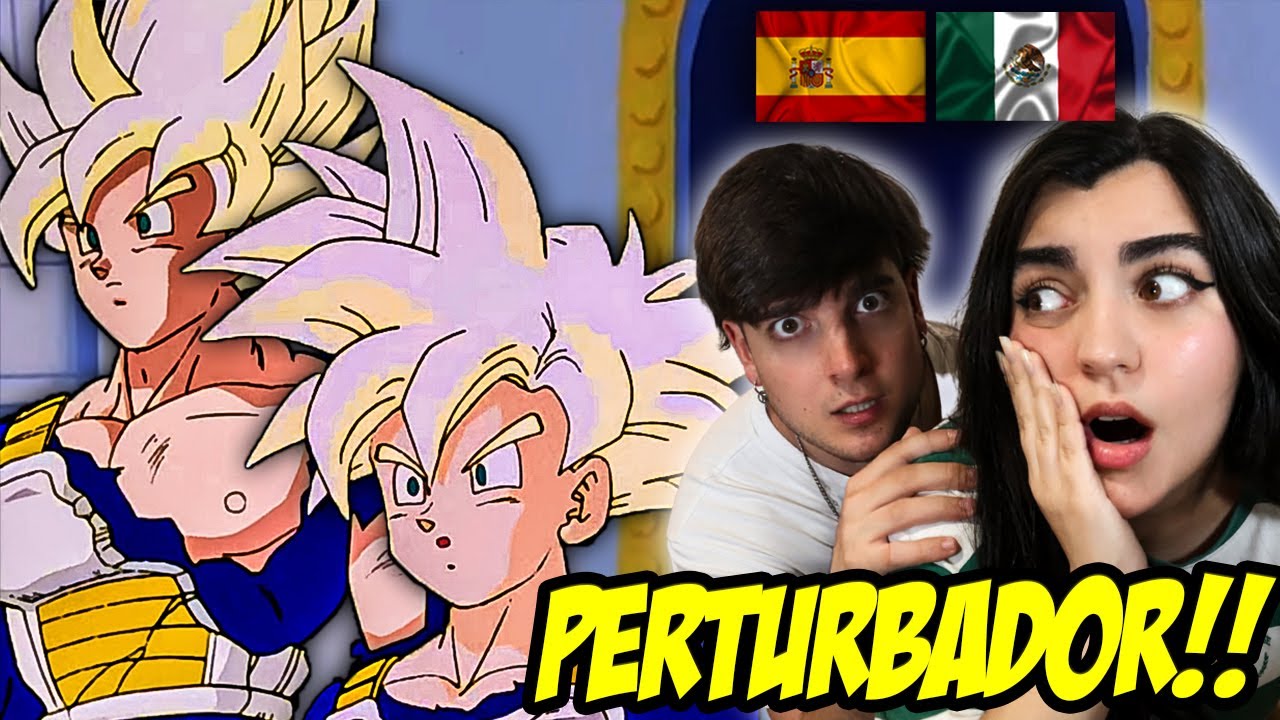 ESPAÑOLES REACCIONAN A DOBLAJE LATINO DRAGON BALL💥GOKU Y GOHAN SALEN💥🔥LATINO VS CASTELLANO🔥
