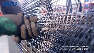 Full automatic line for the production of welded wire mesh roll