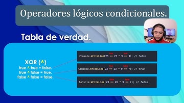 Operadores lógicos condicionales - C#