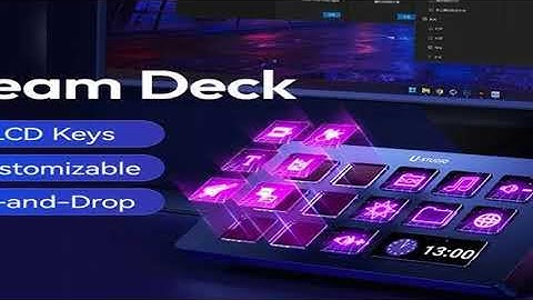 Ulanzi D200 Live Streaming Controller 13 LCD Keys for Vlog Content Creation Photo Video Editing Gami