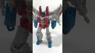 Transformers War For Cybertron Siege Starscream Transform Stop Motion #Shorts