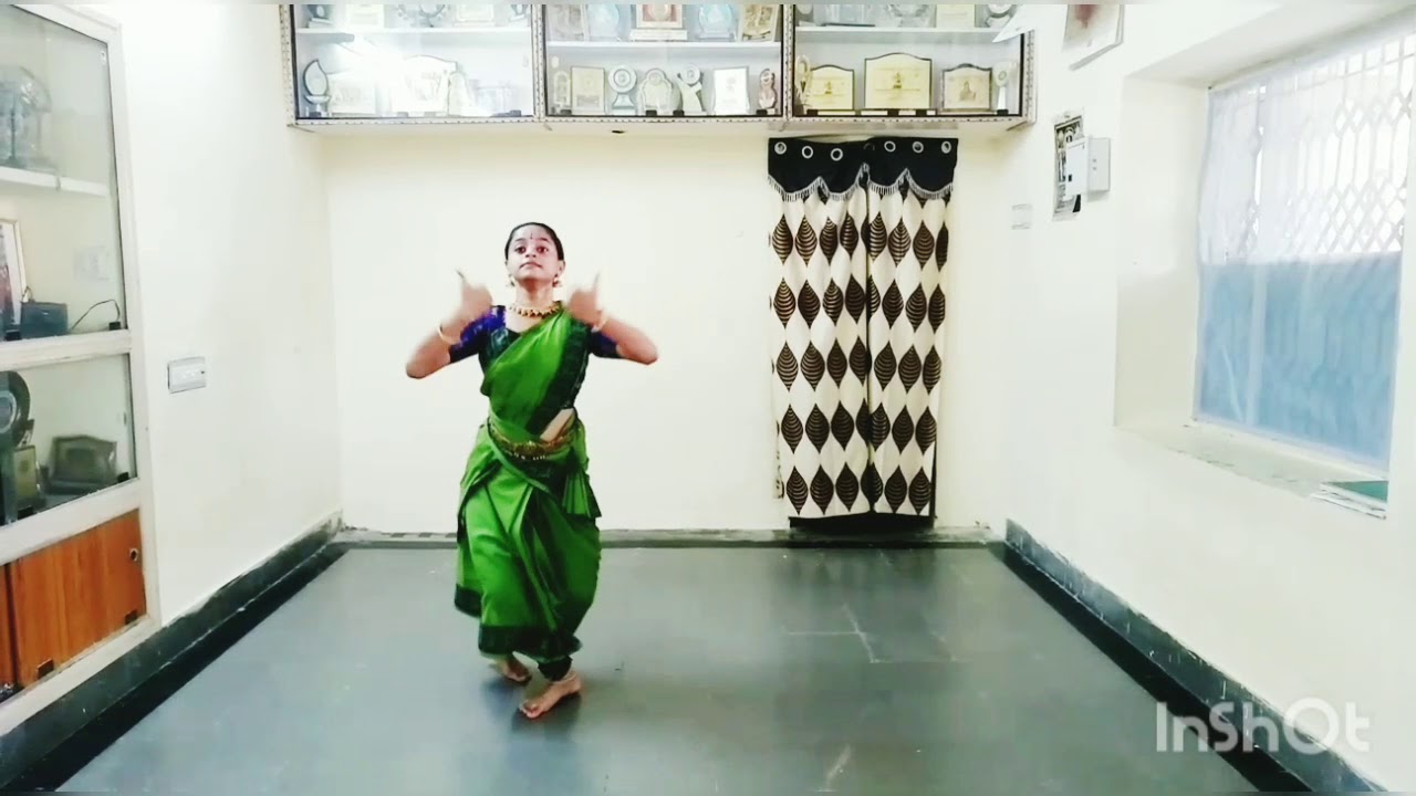 Kuchipudi Dance Steps 1 st half part 2  by Chandana  NRITYA SRAVANTHI