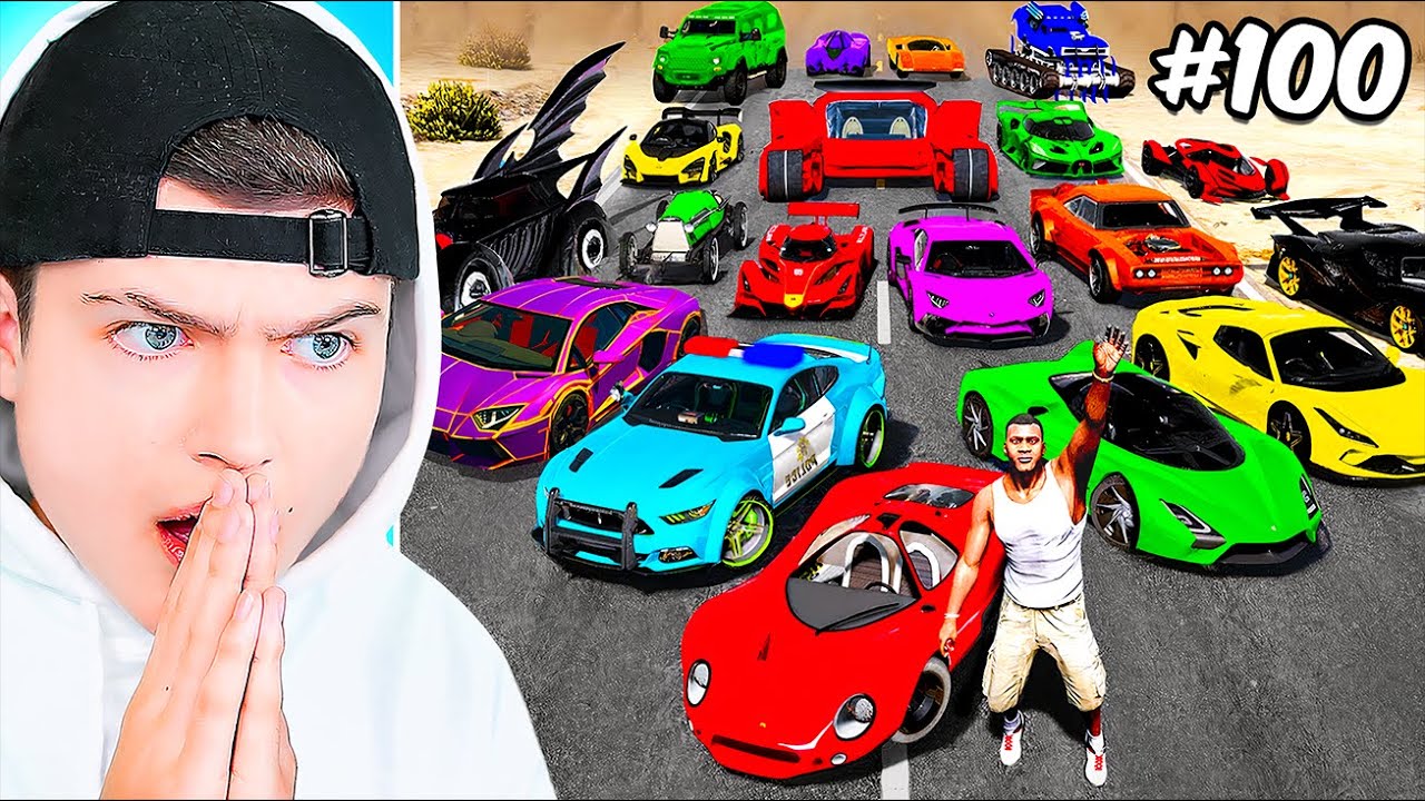 Ich KLAUE 100+ SELTENE AUTOS in GTA 5! (Film)