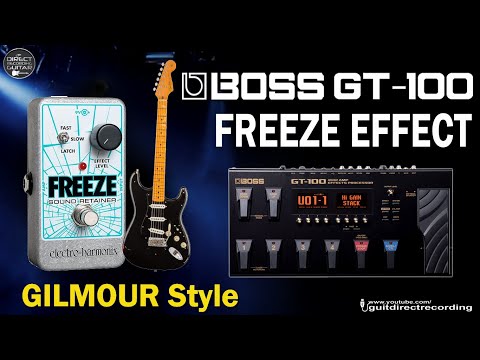 BOSS GT-100 DAVID GILMOUR Sound on Sound Effect [PATCH].