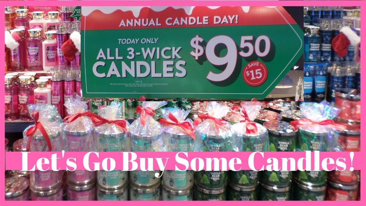 Bath and Body Works Candle Day Sale WalkThru 2019 YouTube