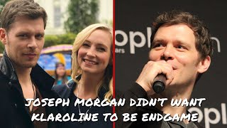 Joseph Morgan explains why he didn’t want to see Klaroline endgame.