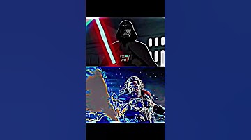 Vader (Canon) Vs Thor (MCU) #shorts #starwars #marvel #blowup #fyp #vader #thor #vaderto200 #sub