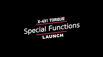 Launch | X-431 Torque: Special Functions