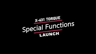 Launch X-431 Torque Special Functions