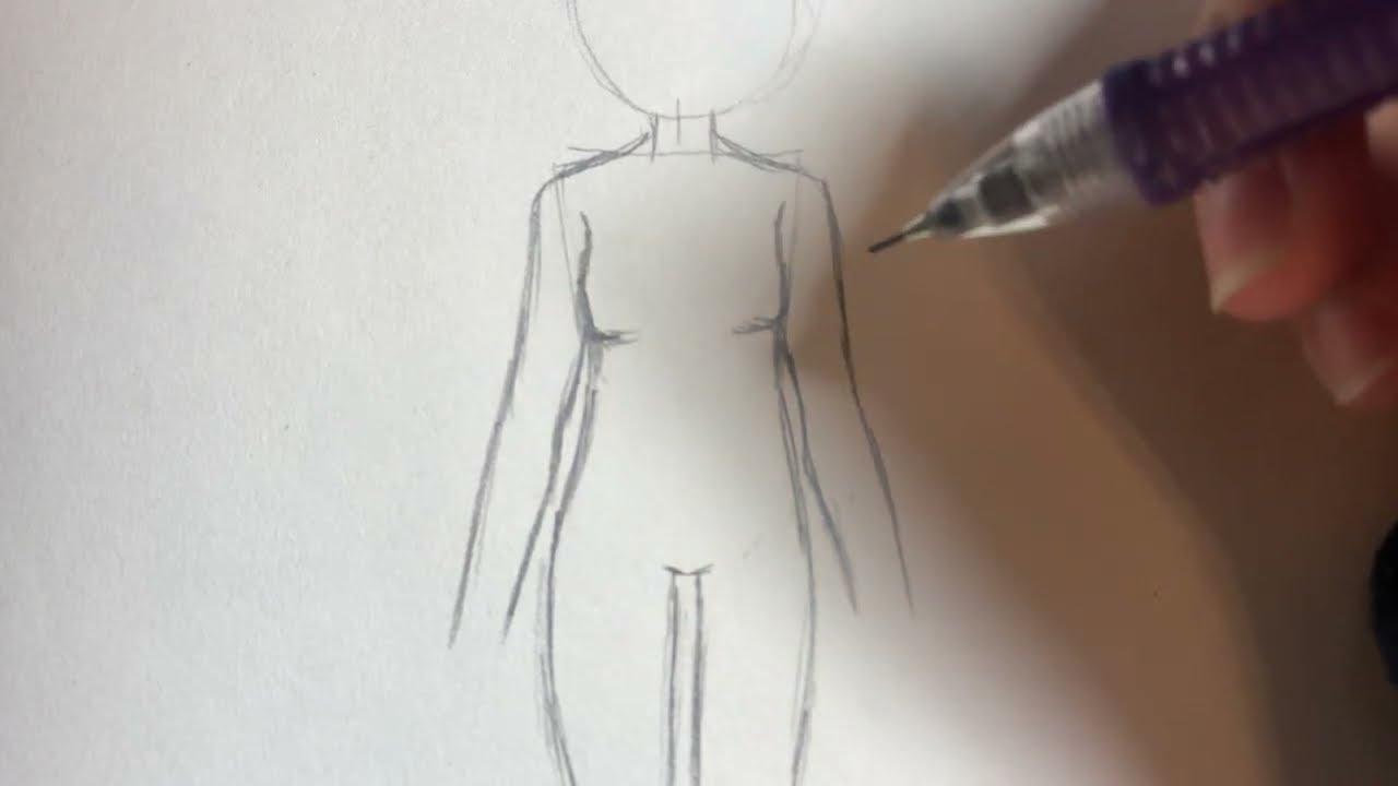 animestepbystepdrawingbody  How To Draw Anime Bodies Step By Step For  Beginners  Çizim fikirleri Çizim Anime çizimi