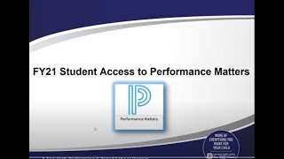 Student Video   How to Access the Performance Matters Assessment System Using Single Sign On