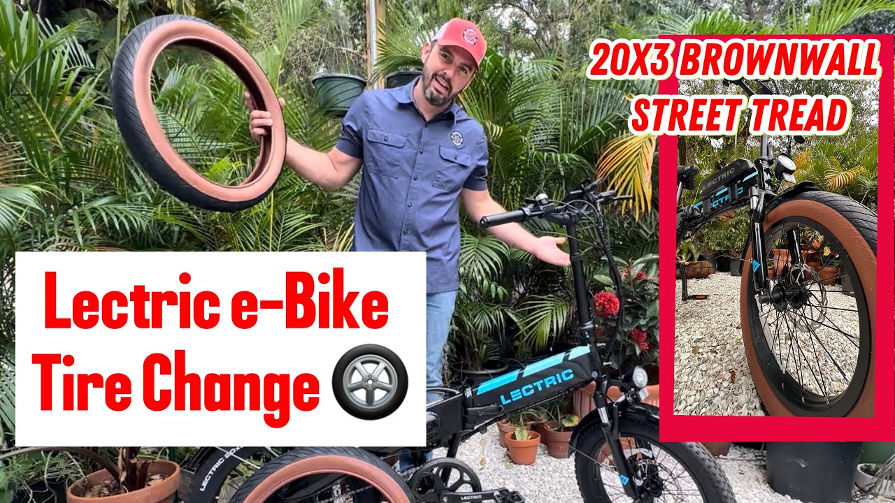 Lectric XP3.0 How to Change Tire on Lectric Electric Bike to Brown