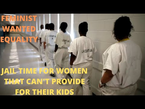 FEMINIST WANT EQUALITY, RIGHT? OK WOMEN WHO CAN'T AFFORD CHILDREN NEED TO GET PRISON TIME LIKE MEN!
