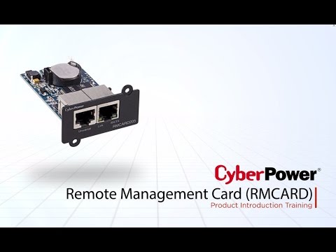 Cyber​​Powerリモート管理カード製品の紹介