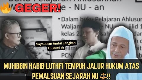 ⚠️ Fakta Terkuak! Habib Luthfi bin Yahya Disebut Palsukan Sejarah NU?! 🧐