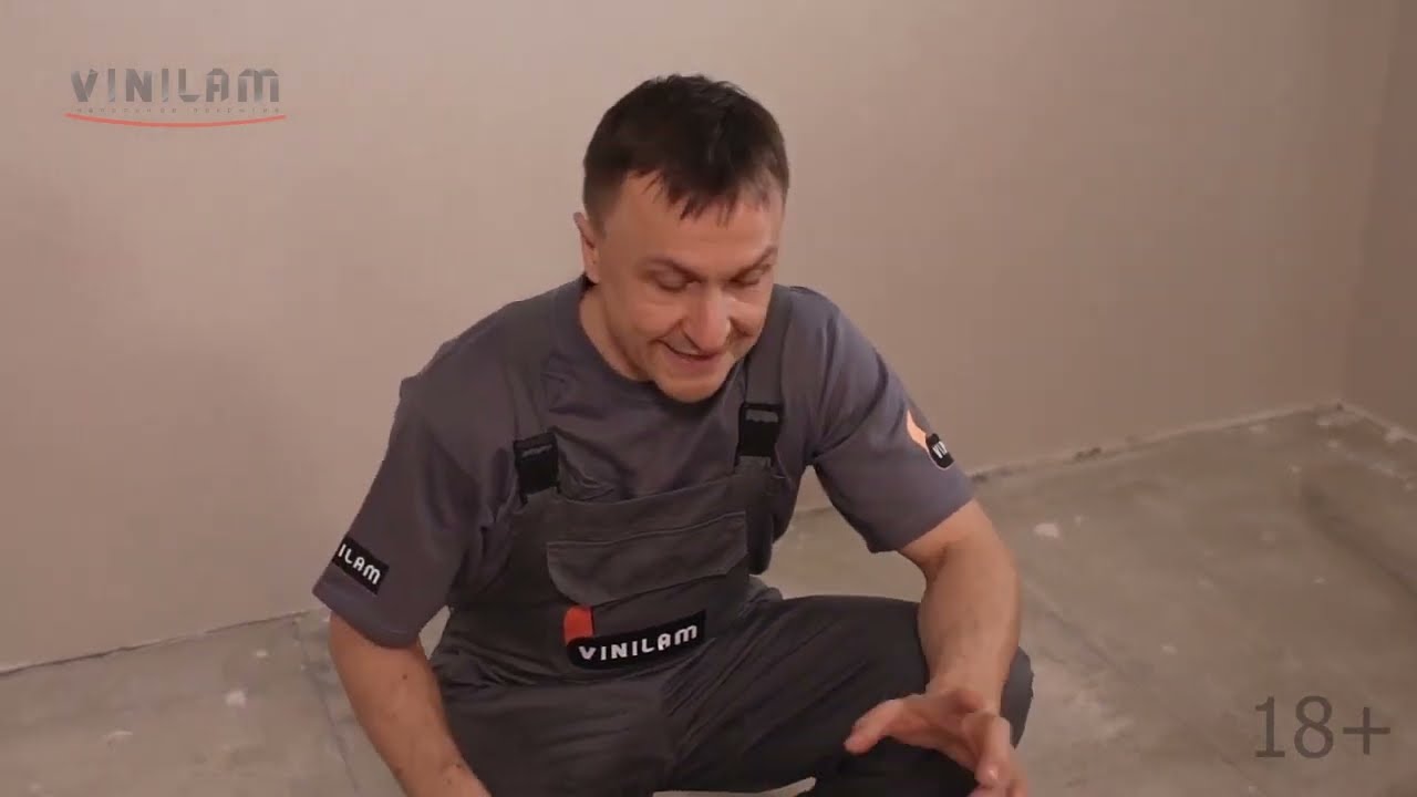 Укладка винилового пола VINILAM с замком DROPLOCK 400