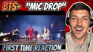 BTS (방탄소년단) 'MIC Drop (Steve Aoki Remix)' Official MV | FIRST TIME REACTION 🤯