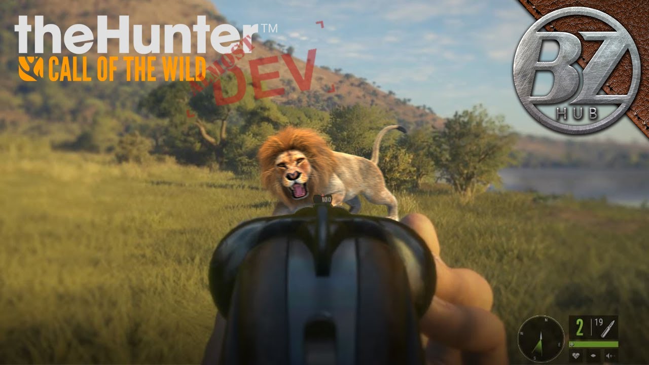 Almost Dev First Lion Hunt! theHunter Call of the Wild YouTube