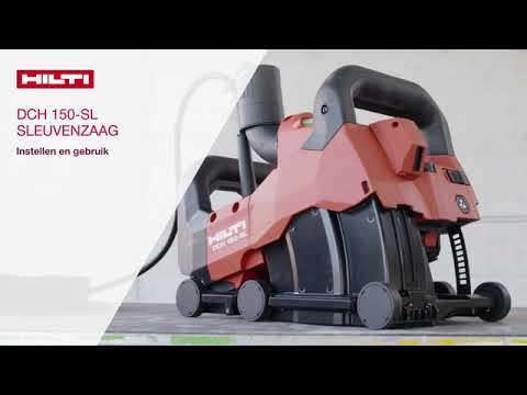 TO van de Hilti DCH 150-SL sleuvenfrees - YouTube