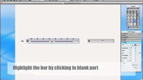 Sibelius Screencast-Drum Kit Voices