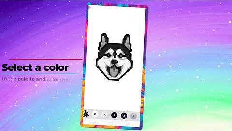 Sandbox Coloring by number - beautiful pixel art