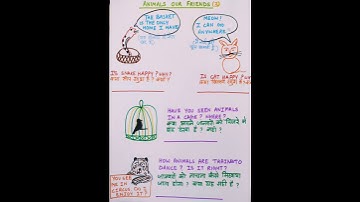 Animals- Our Friends-  EVS Worksheet 3