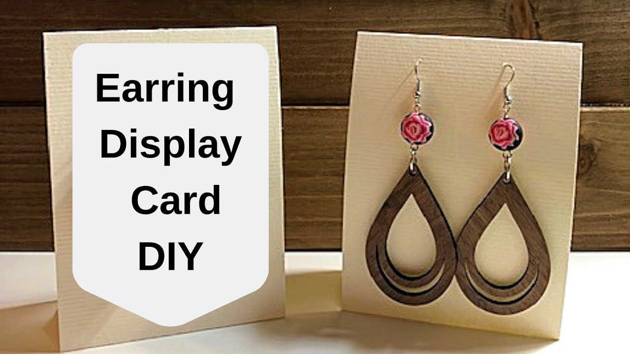 Make Your Own Jewelry Display Cards with Easy Cards by Packasmile 