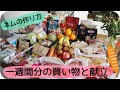 一週間分の買い物と献立｜ベトナム春巻きのネムの作り方｜WEEKLY SHOPPING & MEAL PLAN | MENUS DE LA SEMAINE + COURSES