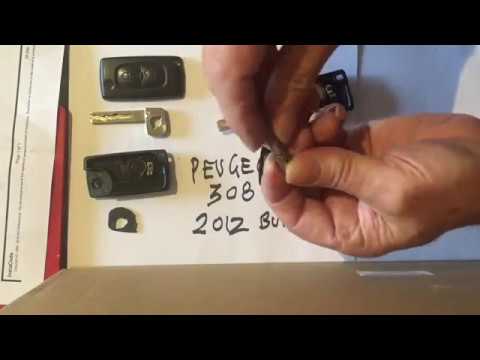 Peugeot 308 Repair Flip key with remote entry and immobiliser.