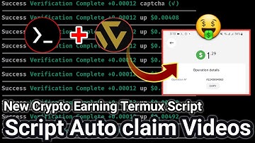 Nuyul New Crypto Script Earning Auto Claim Via Termux 2025 - Auto Watch Videos Bypass Captcha💯