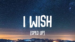 Skee lo - I Wish (sped up) (TikTok/Remix) (Lyrics) i wish i was a little  bit taller 