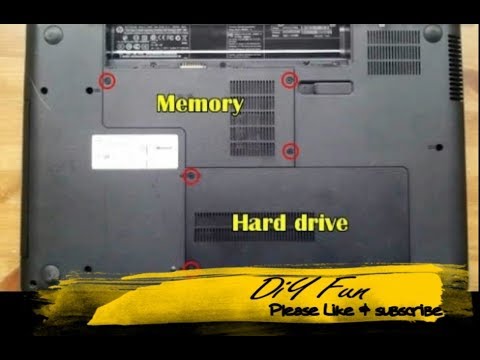 How to change hard Drive on HP Compaq Presario CQ56