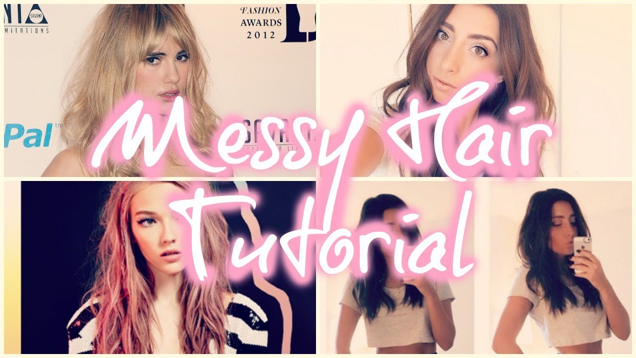 Messy & Wavy Hair Tutorial