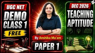 UGC NET Paper 1 | Teaching Aptitude For UGC NET | UGC NET Paper 1 Teaching Aptitude By Anshika Mam