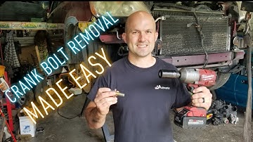 Honda K series Crank Bolt Removal