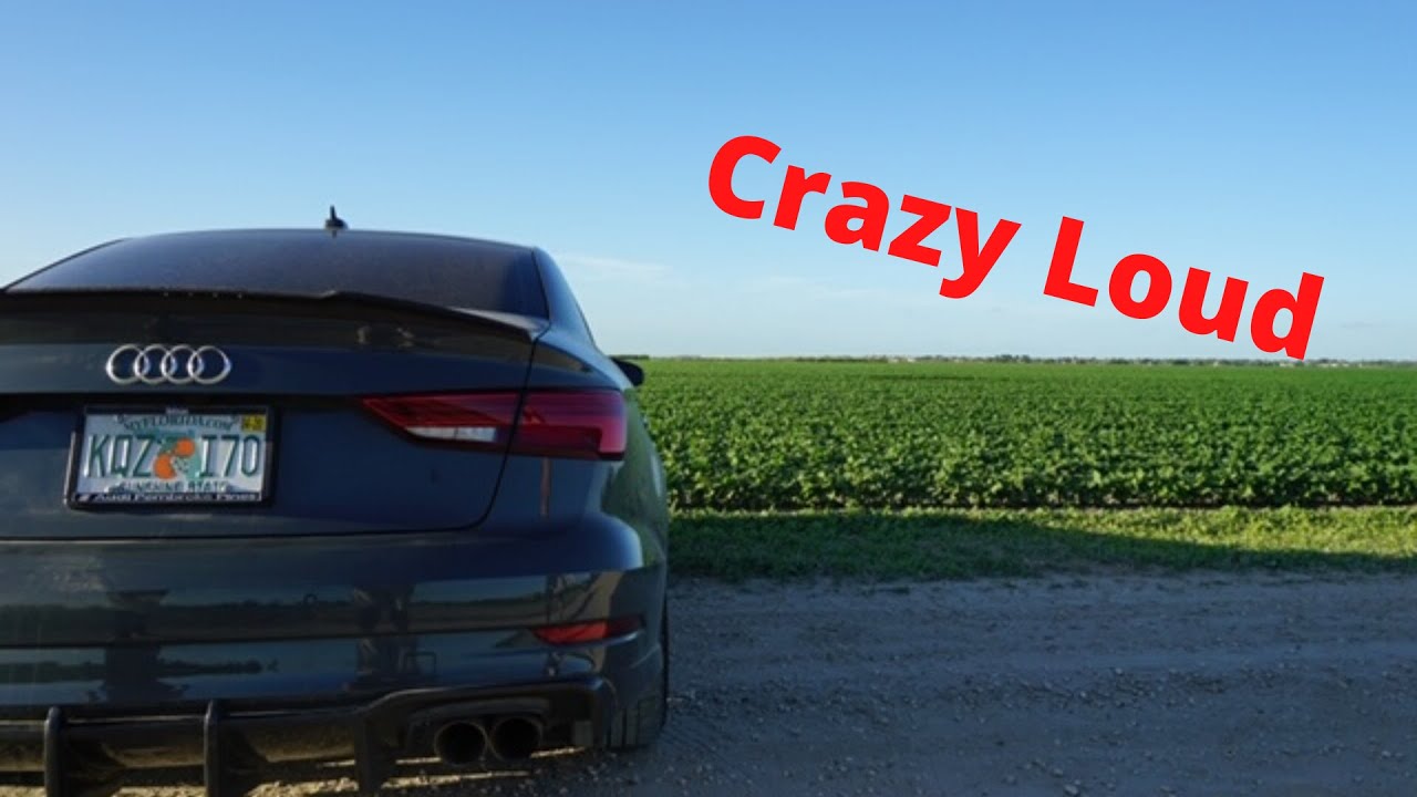 Audi A3 Downpipe and Catback Exhaust Fly By Clips