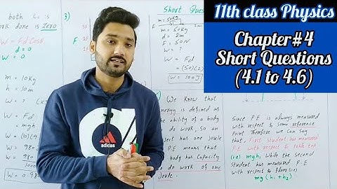 Exercise short questions chapter 4 1st year physics | 4.1 to 4.6 | physics ka safar