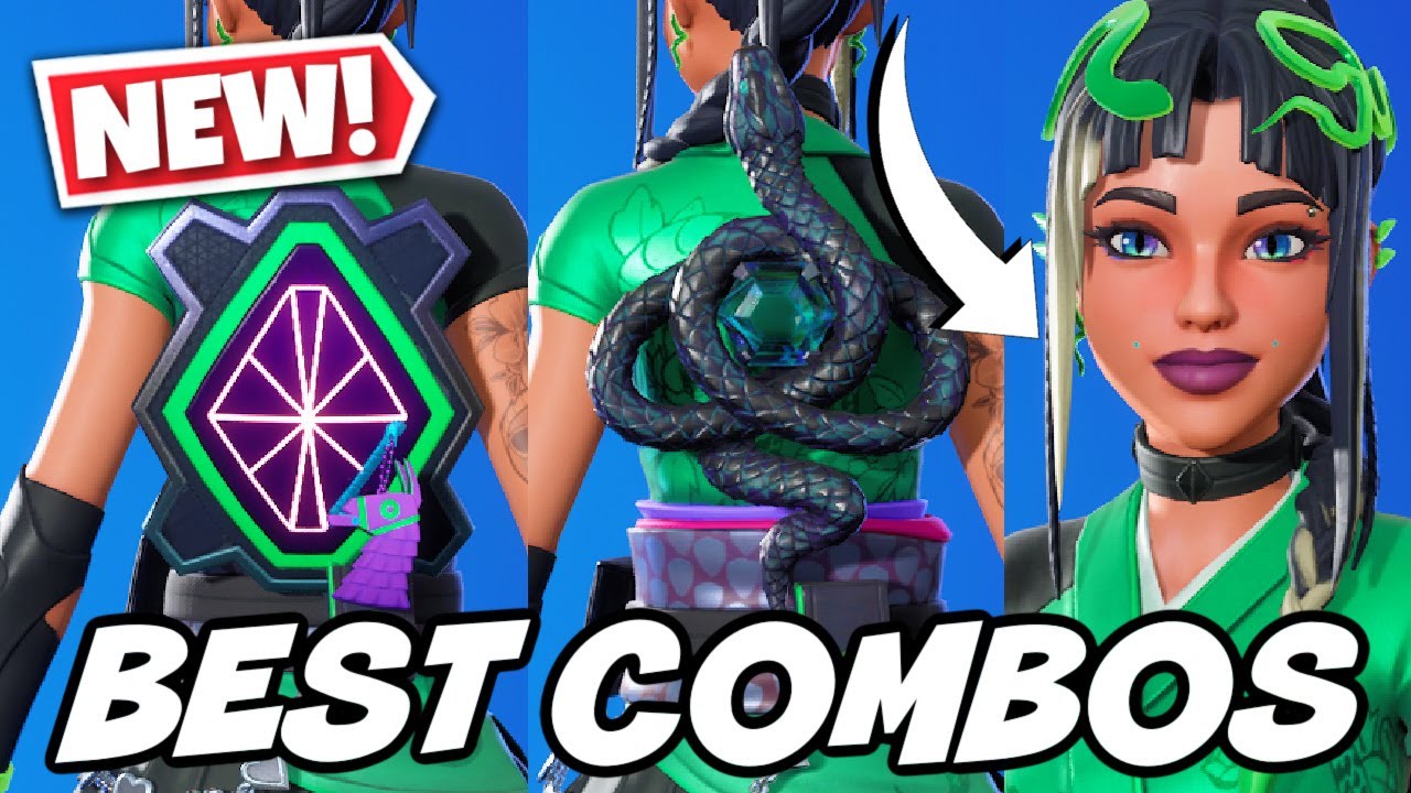 BEST COMBOS FOR *NEW* ANI KONDA SKIN (HISS CLIQUE QUEST PACK
